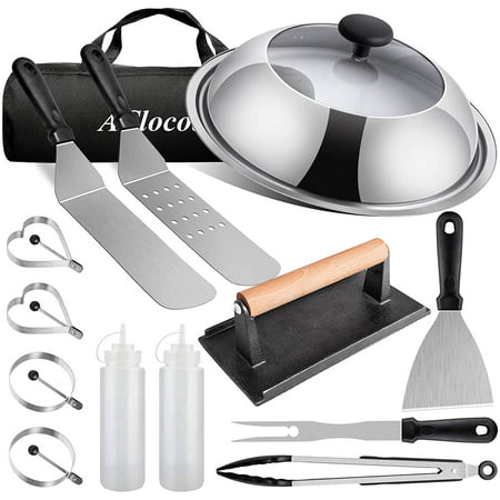 5 Set Griddle Kit for Blackstone Grill Frying Pan Professional Spatula Scrapper for sale online